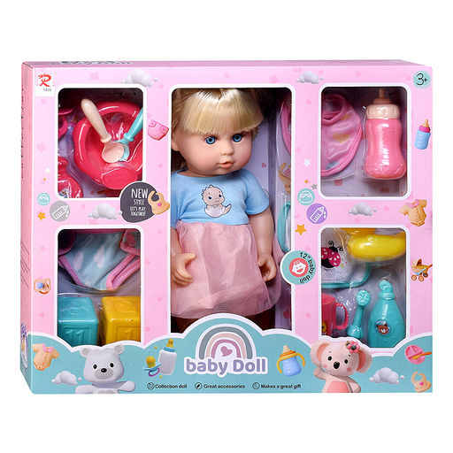 Пупс "Лиза" с аксессуарами, в коробке