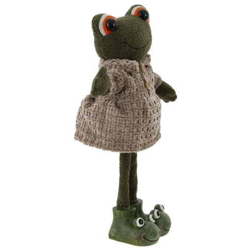 Игрушка набивная "Лягушка", L10 W7,5 H27 см, 2в.