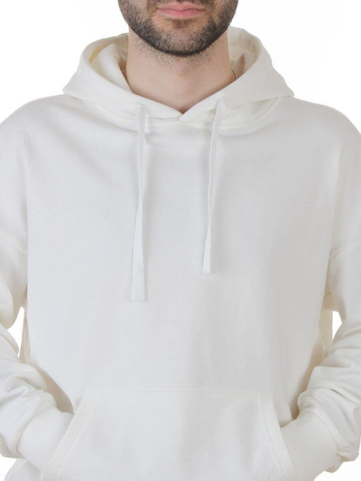 TLK-807 WHITE Толстовка мужская (85% хлопок, 15% полиэстер)