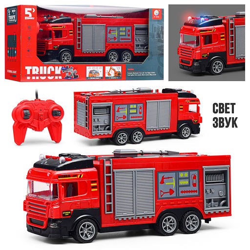 Машина "Пожарная служба" р/у, 27 MHz, в коробке