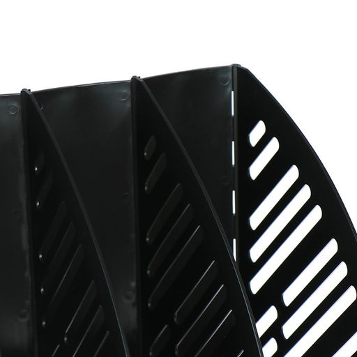 Лоток для бумаг А4, вертикальный, 3 отделения, чёрный