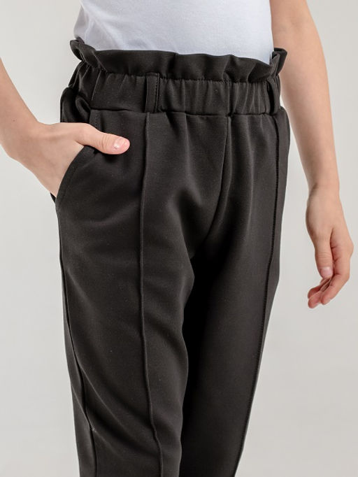 CRB wear/CWJG 70242-22 Брюки для девочки,черный/Ex.Cherubino  фото 3