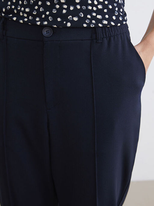 Beli Lastikli Diki? Detayl? Kad?n Pantolon