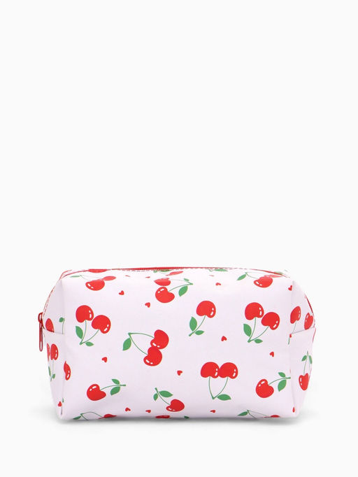 Косметичка дор Вишня 19*10*11, отд на молнии, белый