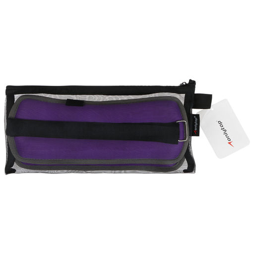 Утяжелители неопреновые ONLYTOP, 2 шт.×1 кг, фиолетовые