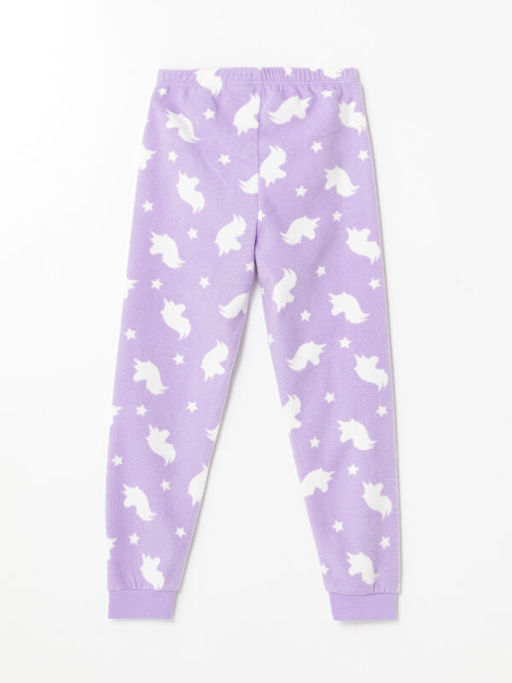 Beli Lastikli Polar K?z ?ocuk Pijama Alt