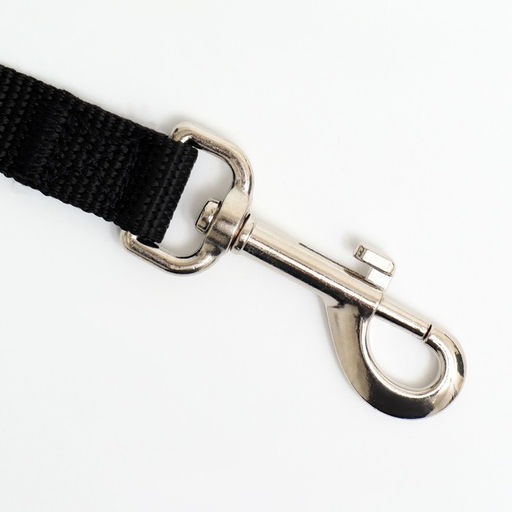 Поводок 3 м х 2 см, чёрный - Пижон фото 2