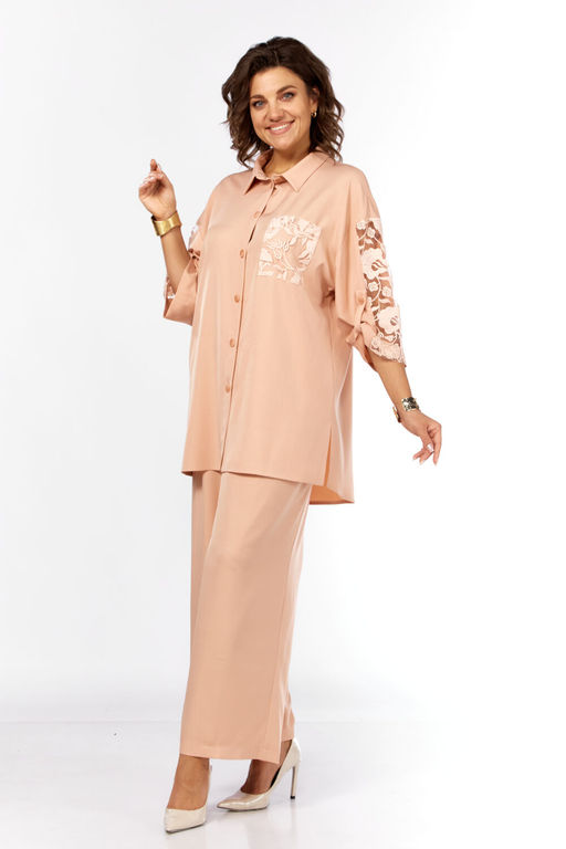 Костюм Olga Style С925 персик