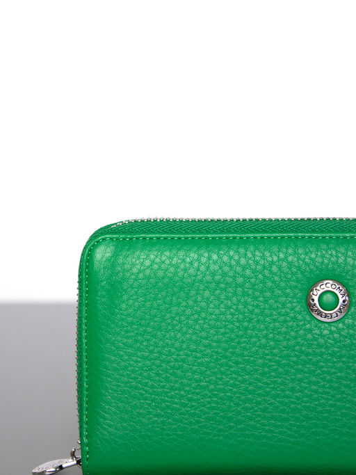 LACCOMA кошелек LA-1073-зеленый натуральная кожа  фото 3