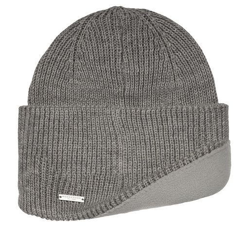 Шапка SEEBERGER арт. 18236-0 TURN-UP BEANIE (серый)
