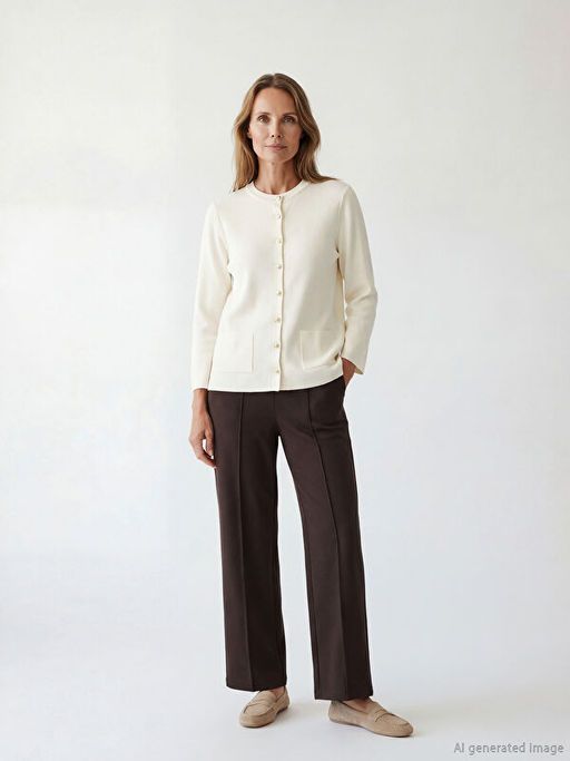 Bisiklet Yaka Kad?n Triko H?rka