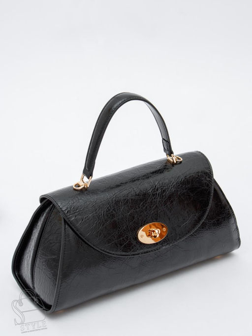 Сумка женская кожаная 1043L black Polina&Eiterou