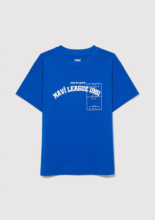 Game Day Bask?l? Mavi Tisort  фото 3