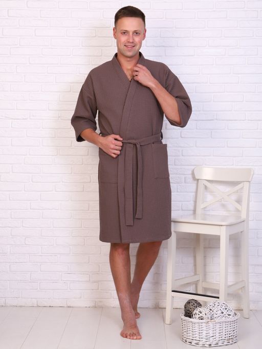 ХАЛАТ ДОМАШНИЙ КИМОНО ВК-СЕР-КОР-969 - Ашматекс фото 2