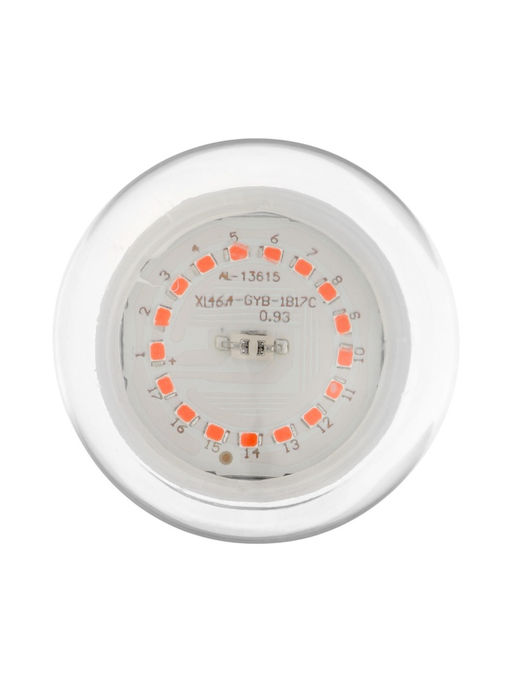 Фитолампа для растений VKL electric, A65, 15 Вт, E27, IP20, красно-синий спектр