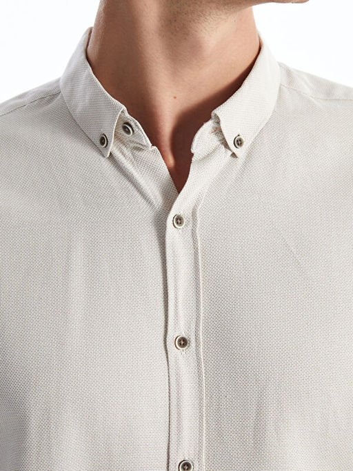 Slim Fit Uzun Kollu Arm?rl? Erkek G?mlek