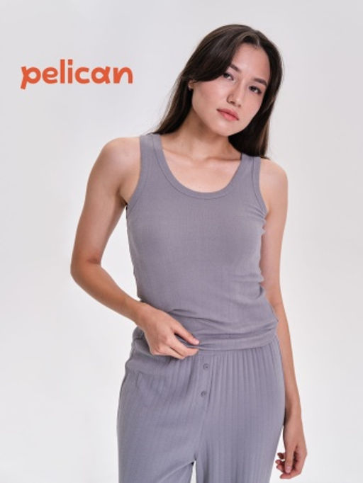 PELICAN, майка женская, Серый