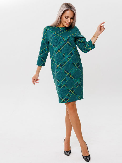 Платье женское П-139 (футер с лайкрой) Бордовая