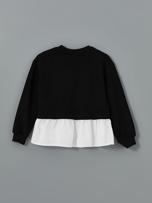 Bisiklet Yaka K?z ?ocuk Sweatshirt - Waikiki фото 2