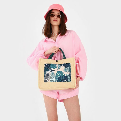Сумка женская пляжная Тропики, 35х30х14 см - Nazamok фото 13