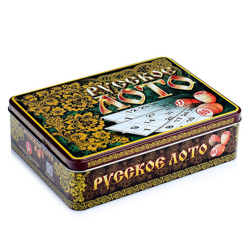 Лото Русское Русские узоры (жестяная коробка) - Десятое королевство фото 3