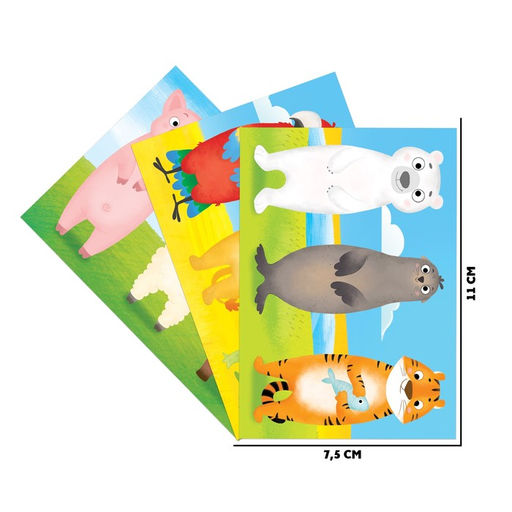 IQ кубики Весёлые зверушки, в поддончике, 6 шт. - Iq-zabiaka фото 6