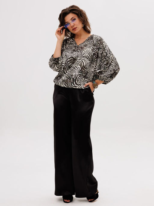 Блуза ANELLI 1676.1 белая саванна  фото 2