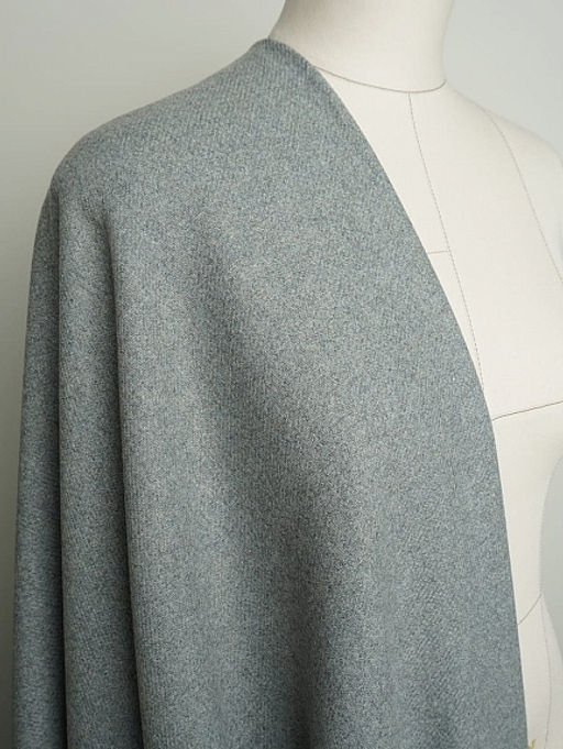 Шерсть пальтово-костюмная Твид цв.Св.серо-голубой, ш.1.5м, шерсть-50%, п/э-50%, 380гр/м.кв - Купава фото 13