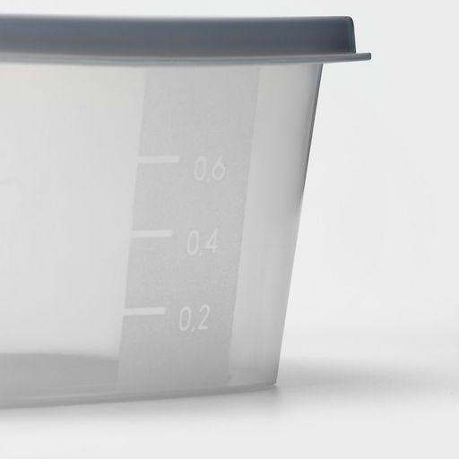 Набор контейнеров квадратных SparkPlast BioFresh, 3 шт.: 0.23 л, 0.5 л, 0.9 л, прозрачный, крышка МИКС