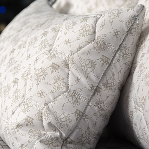 Подушка Бамбук+Латекс высокая 50х68 см, бамбук. волокно/натур.латекс, тик, пэ100% - Kupu-kupu фото 3