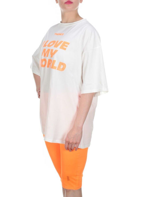 KD-867 ORANGE Костюм-двойка женский 7986 TREND