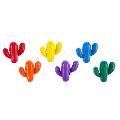 Восковые карандаши Кактус, набор 6 шт. - Школа талантов фото 2
