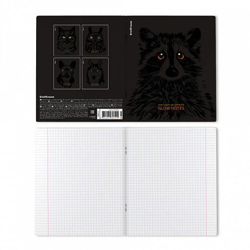 Цена за 5 шт. Тетрадь общая ученическая ErichKrause Gaze, 48 листов, клетка, ламинация soft-touch+выборочный УФ-лак_MIX-PACK фото 8