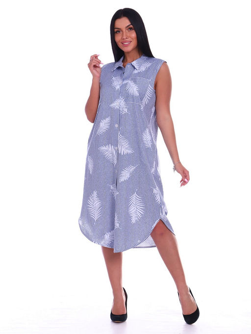 Платье-рубашка Ирина - Нагорная текстиль фото 2