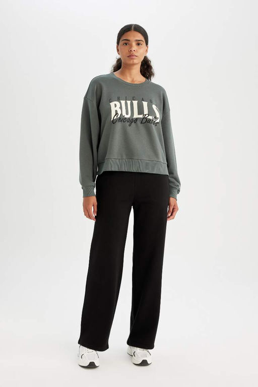 DeFactoFit Толстовка с круглым вырезом NBA Chicago Bulls  фото 2