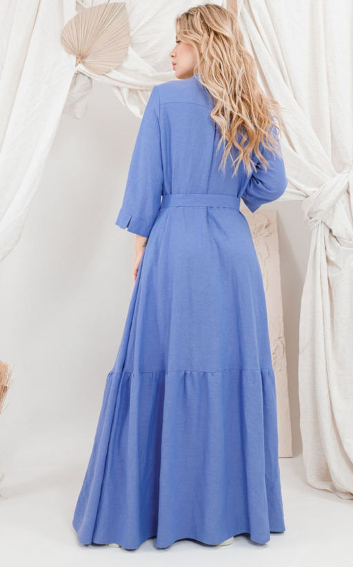 Платье AMORI 9653 василек  фото 3