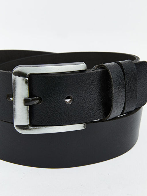 Deri G?r?n?ml? Erkek Kemer