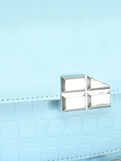 Сумка женская искусственная кожа Ch&K-8630, 1отд, плечевой ремень, голубой SALE 255072 - Adelia фото 9