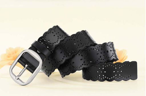 Ремень BL-L-9212-Black-110 - Ferro фото 3