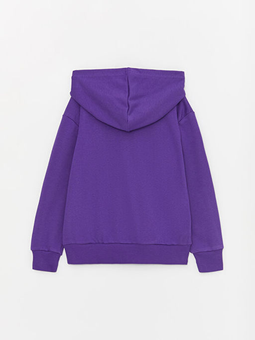 Bask?l? Uzun Kollu Erkek ?ocuk Hoodie - Waikiki фото 2