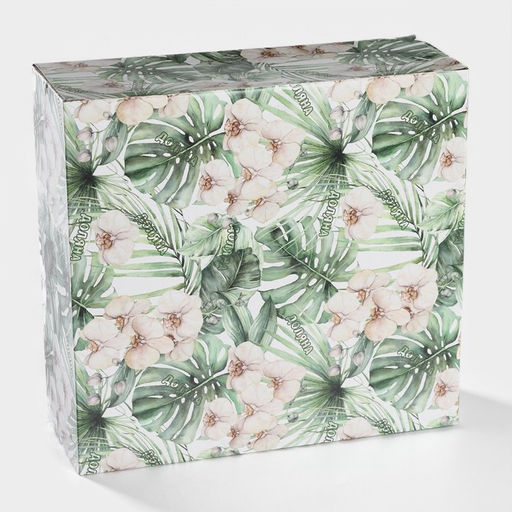 Менажница 3 ячейки Доляна «Лист», 22.1×7.6 см, доломит, зелёная