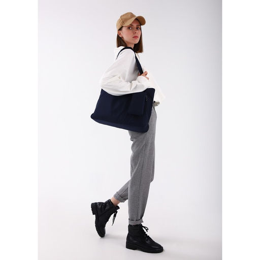 Сумка-тоут на молнии, цвет синий - Simaland фото 4