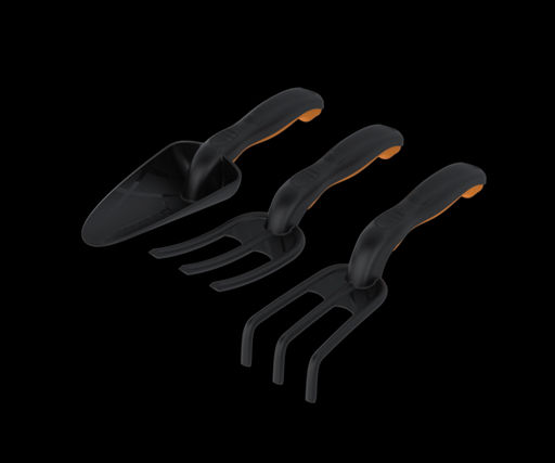 Набор садовых инструментов "Агроном Премиум"№3 (Совок широкий, рыхлитель, вилка)