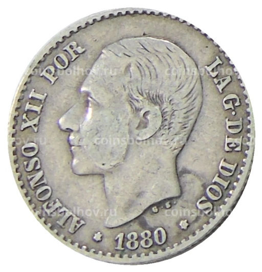 50 сентимо 1880 года Испания