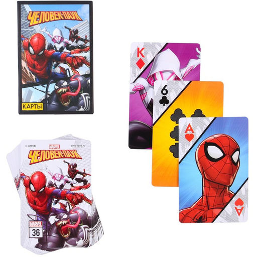 Карты игральные Комикс Человек-паук, Марвел - Marvel фото 2