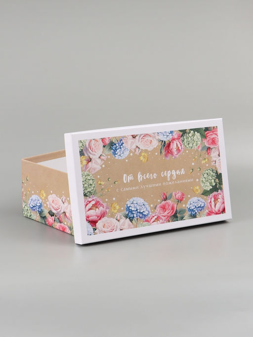 Набор подарочных коробок 10 в 1 «Нежные цветы», 12 × 7 × 4 - 32.5 × 20 × 12.5 см