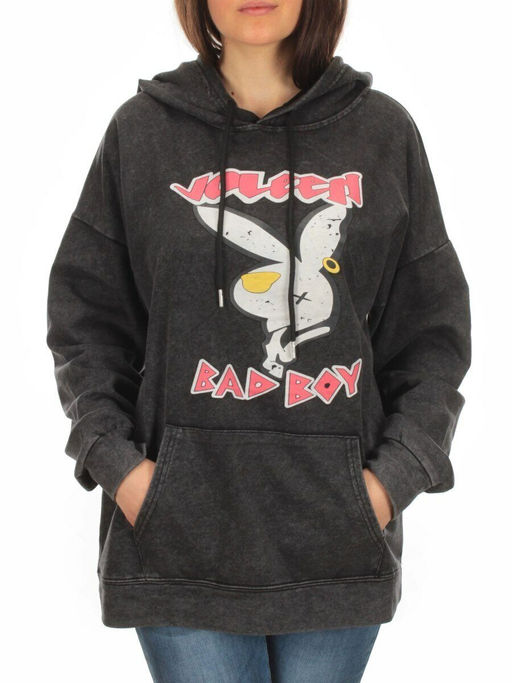 88012 DK. GRAY Худи женское (100% хлопок) - Фабричный китай фото 2