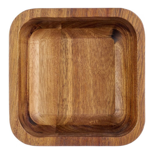 Миска сервировочная Walmer Organic 15х15 см, цвет темное дерево  фото 3