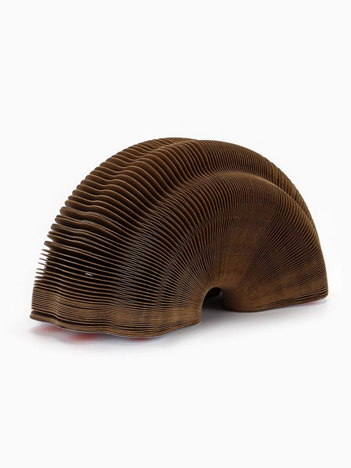 Когтеточка - игрушка «Пижон. Бублик», 11×11×7/20×11 см, гофрокартон, коричневая