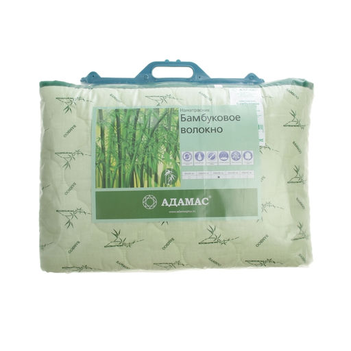 Наматрасник Адамас Бамбук, размер 90х200 см, поликоттон, пакет  фото 3